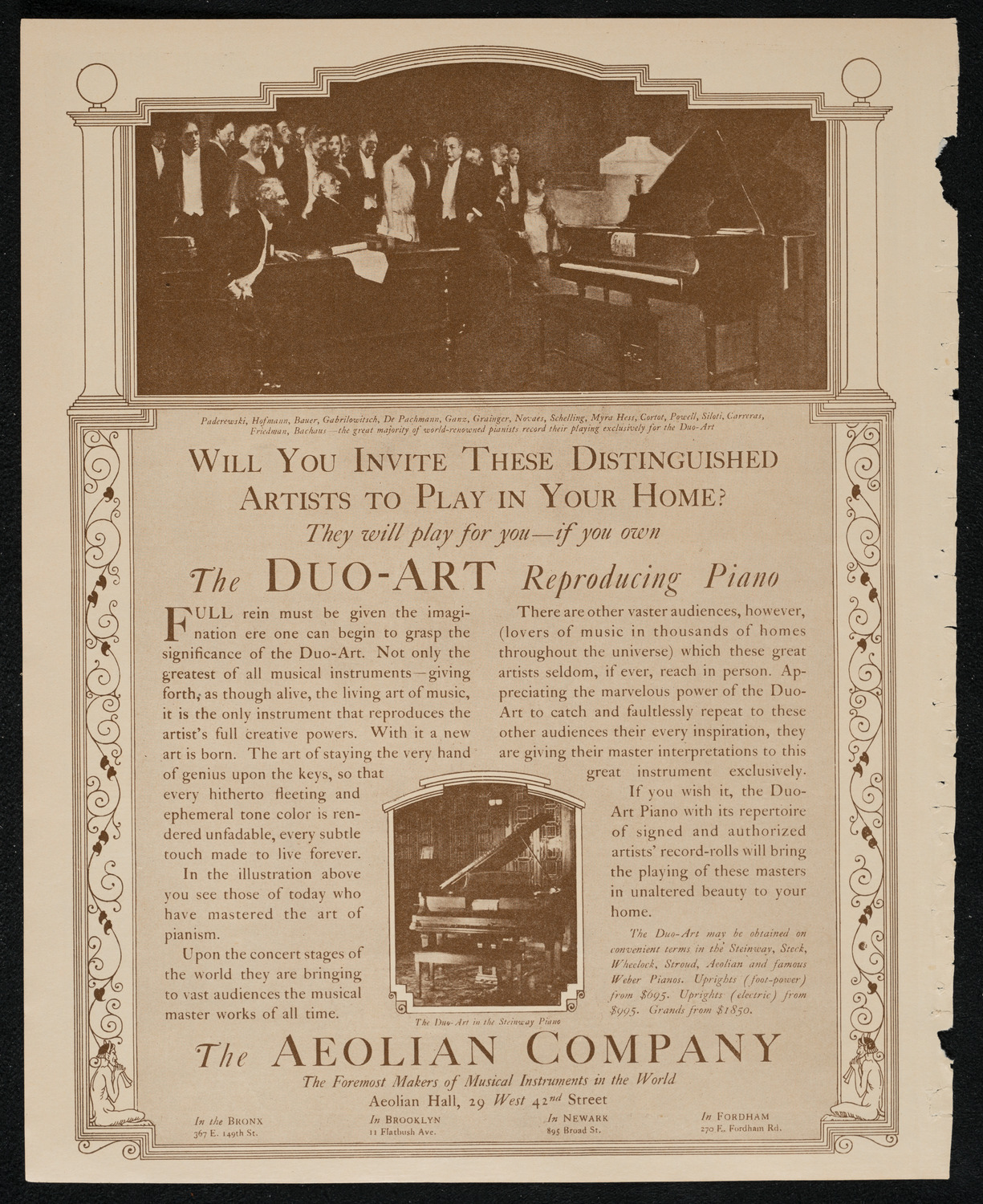 Socrate Barozzi, Violin, October 28, 1924, program page 2