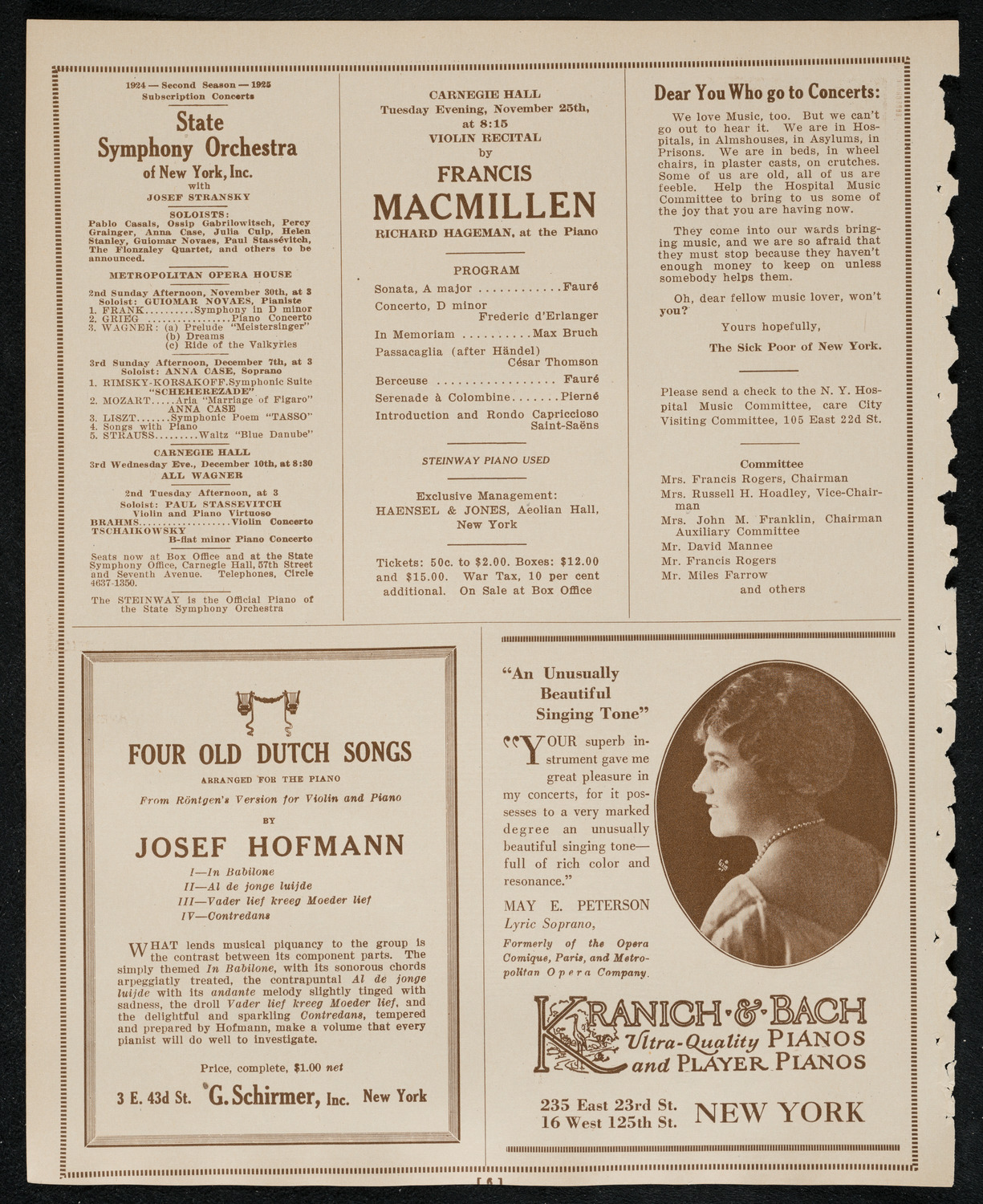 Newman Traveltalks: Burma, November 23, 1924, program page 6