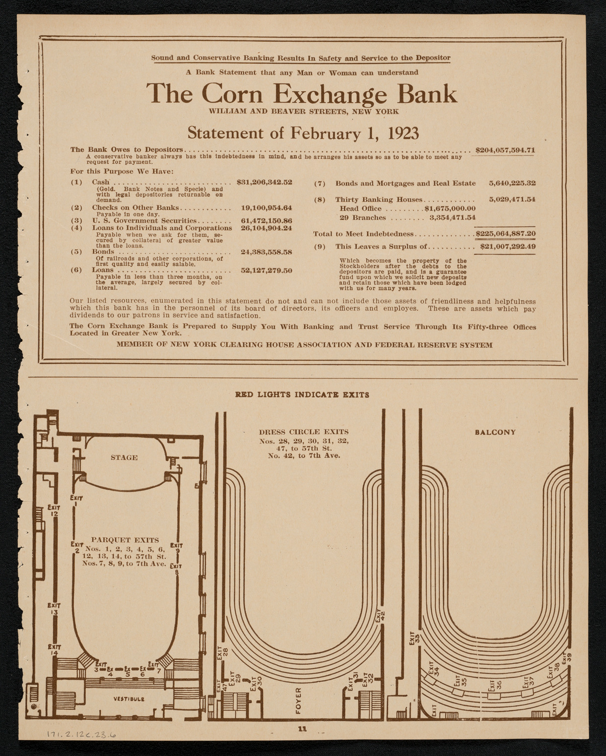 City Symphony Orchestra, February 12, 1923, program page 11