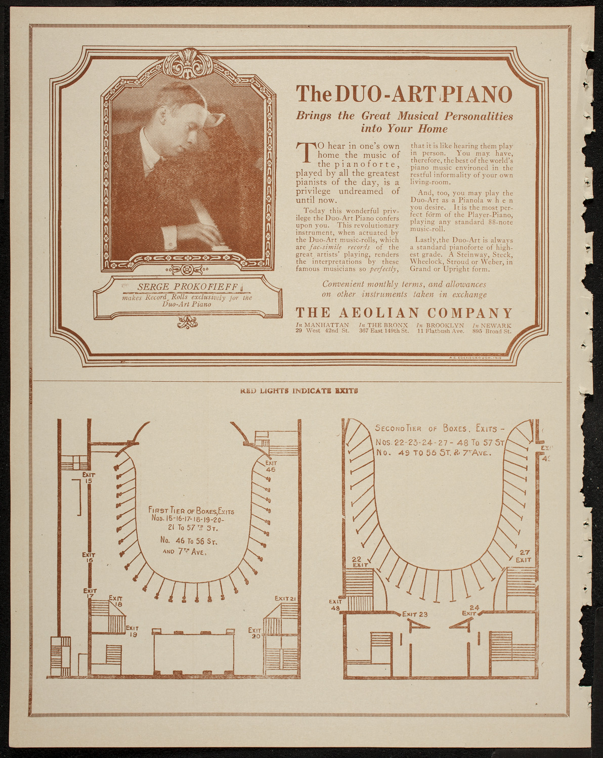 Evening Mail Save-A-Home Fund Concert: New York Philharmonic, February 11, 1920, program page 10