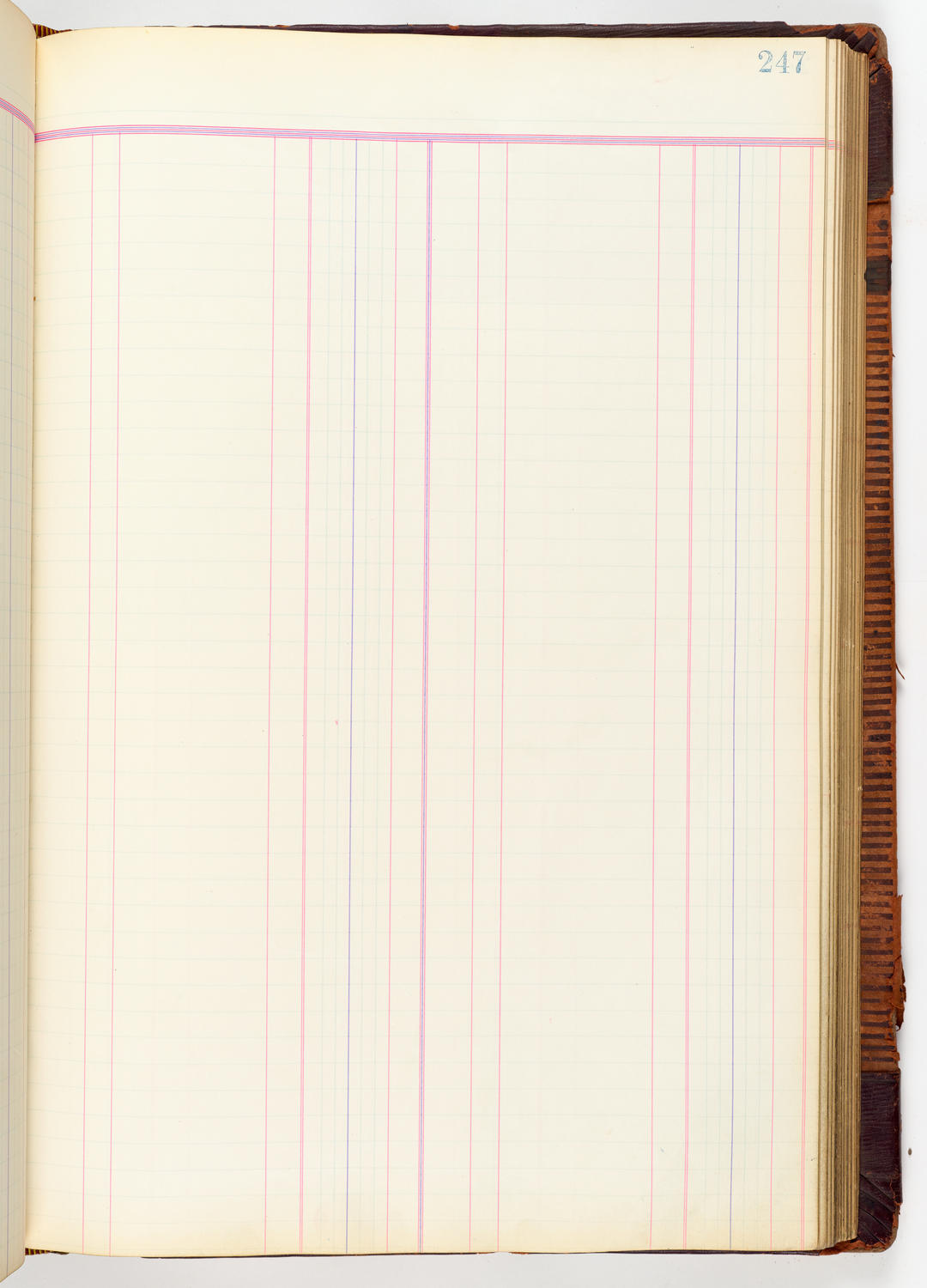Music Hall Accounting Ledger, volume 3, page 247