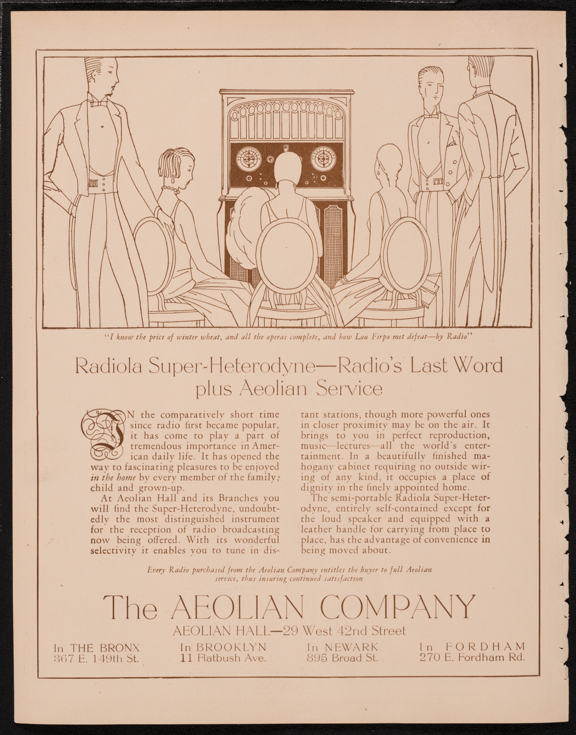 Greater New York Campaign for Palestine Foundation Fund Concert and Meeting, February 16, 1925, program page 2