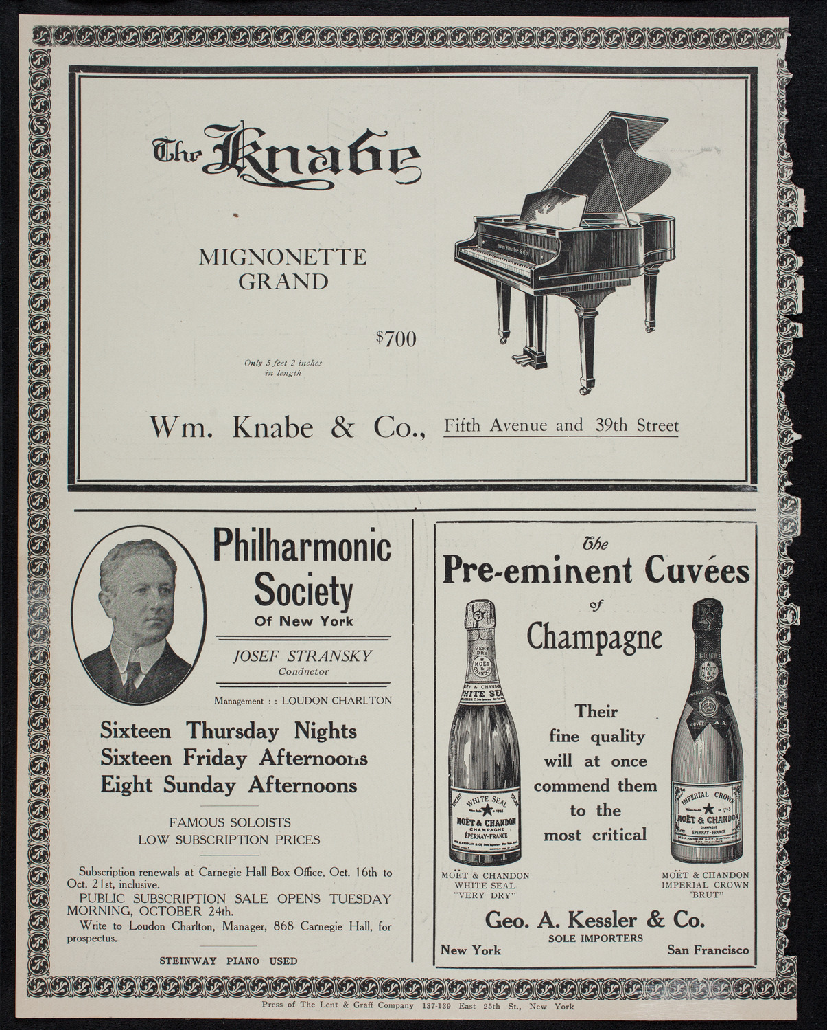 The Civic Forum, October 20, 1911, program page 12
