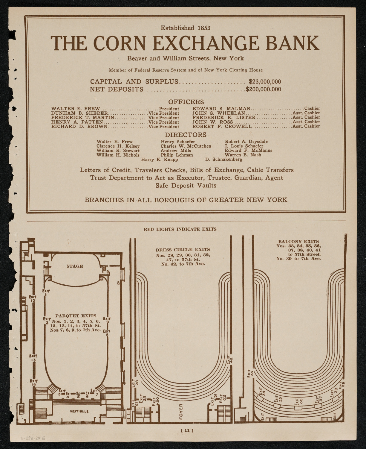 Oratorio Society of New York, November 19, 1924, program page 11