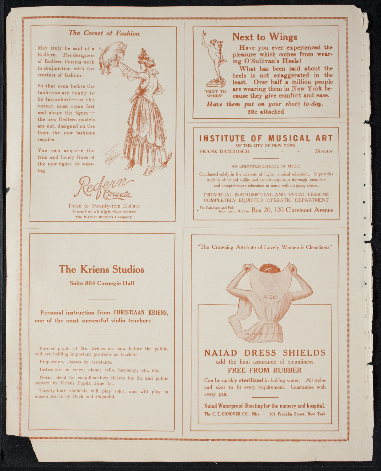 Graduation: College of Dental and Oral Surgery of New York, June 8, 1915, program page 2