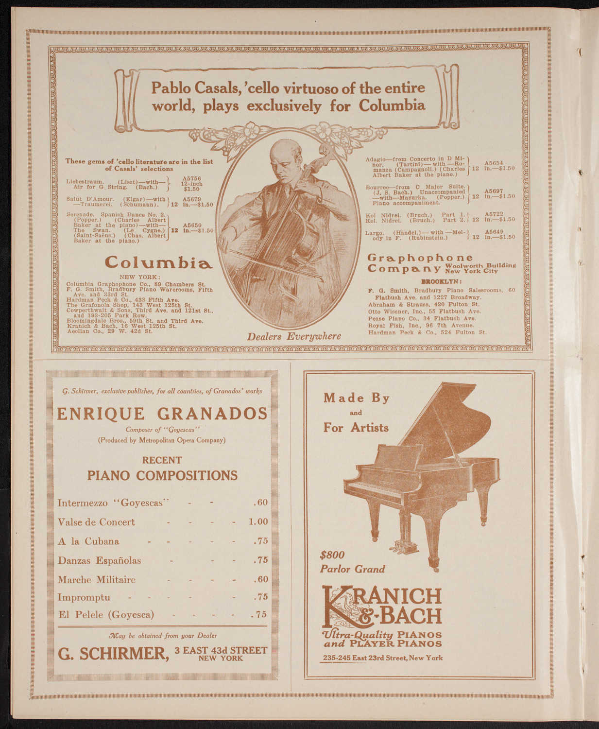 Musical Art Society of New York, March 14, 1916, program page 6