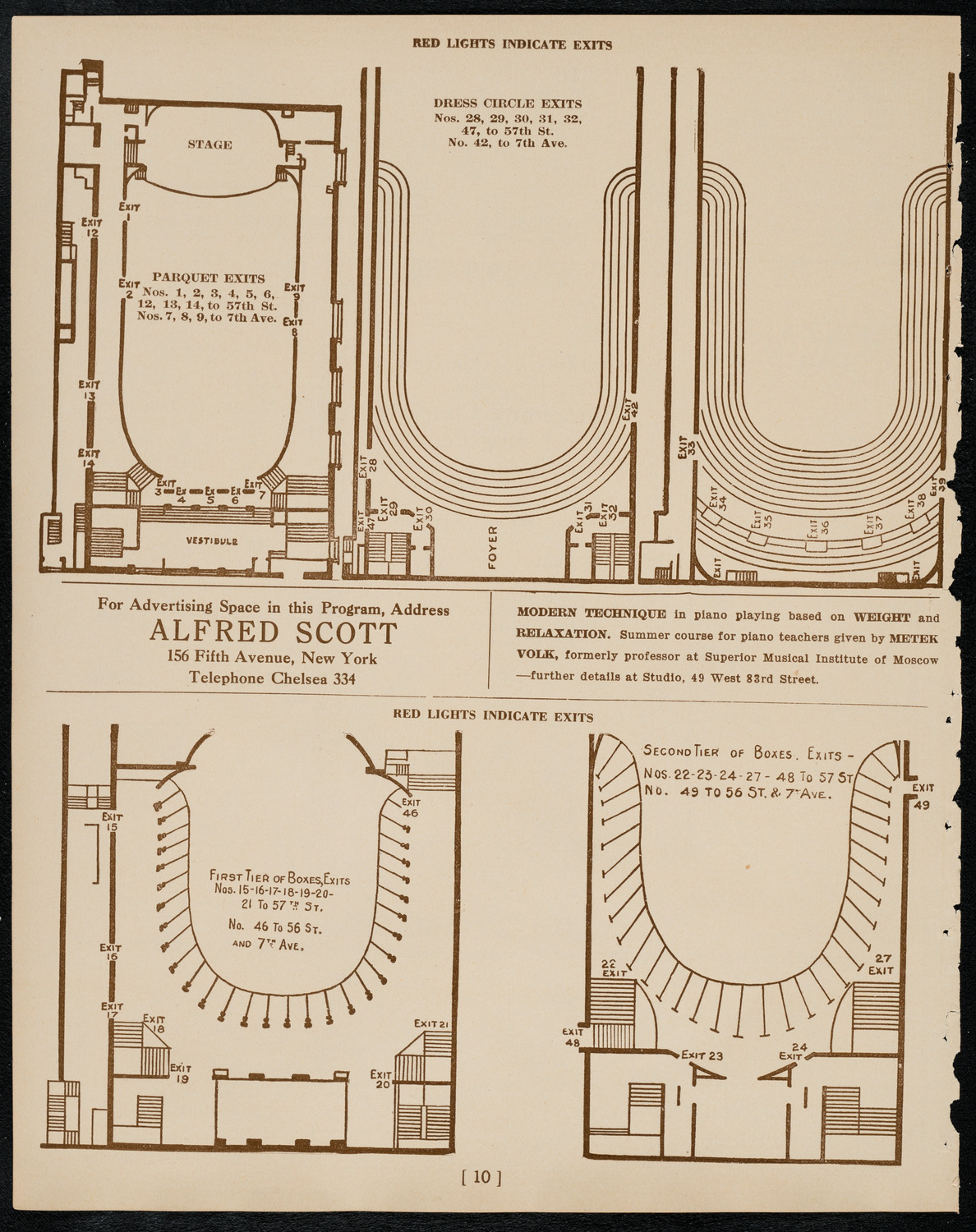 New York Philharmonic, March 23, 1922, program page 10