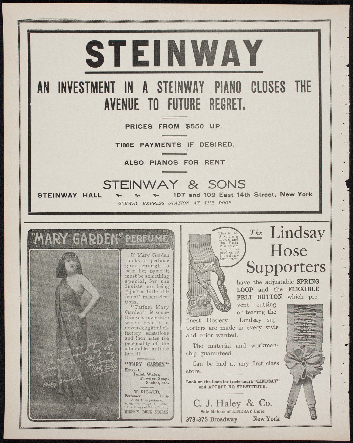 Isadora Duncan, Dancer, with the New York Symphony Orchestra, March 4, 1911, program page 4
