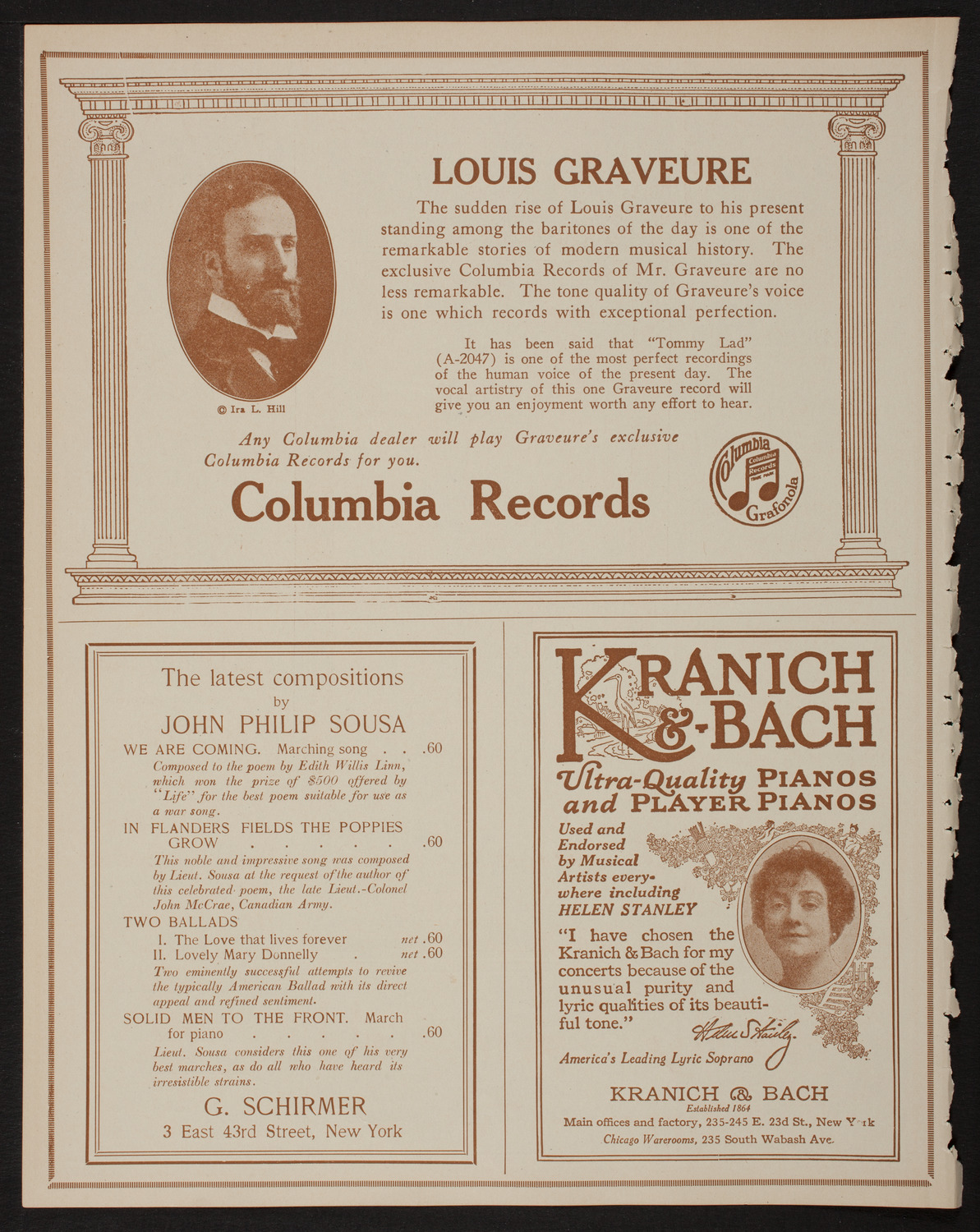 New York Symphony Orchestra, March 8, 1918, program page 6