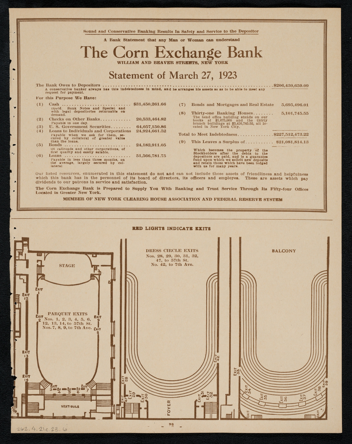 Benefit: St. Andrews One Cent Coffee Stands Society, April 21, 1923, program page 11