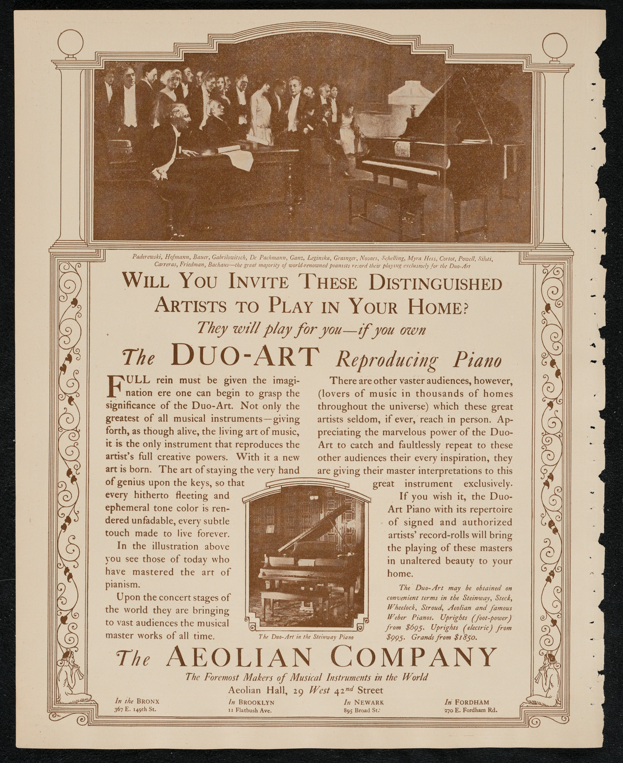 New York Philharmonic, December 18, 1924, program page 2