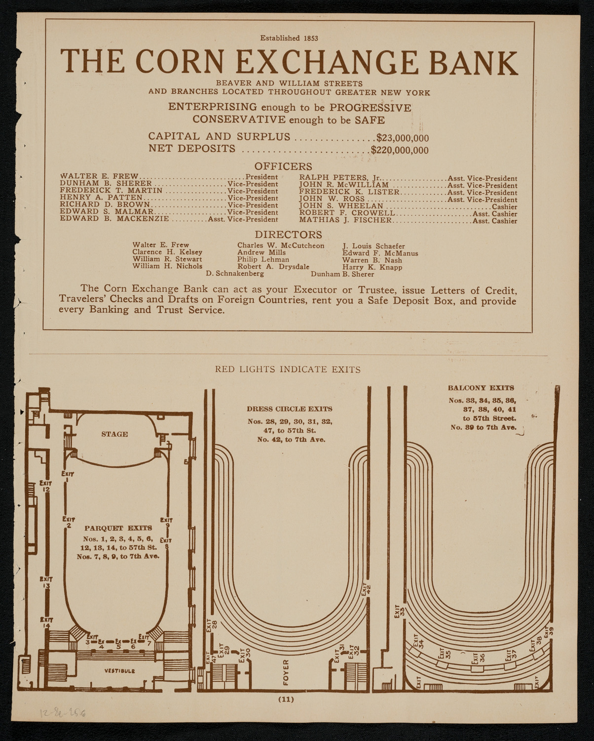 Anna Robénne, December 8, 1925, program page 11