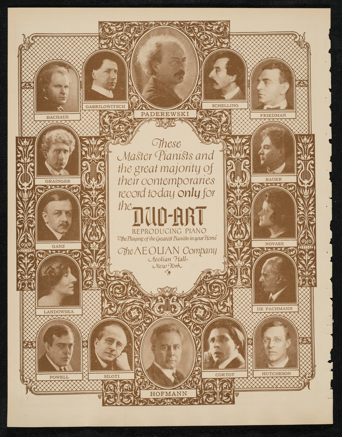 Isa Kremer, Soprano, Abracha Konevsky, Violin, Sara Sokolsky-Fried, Piano, and Josef Rosenblatt, Tenor, April 23, 1924, program page 2