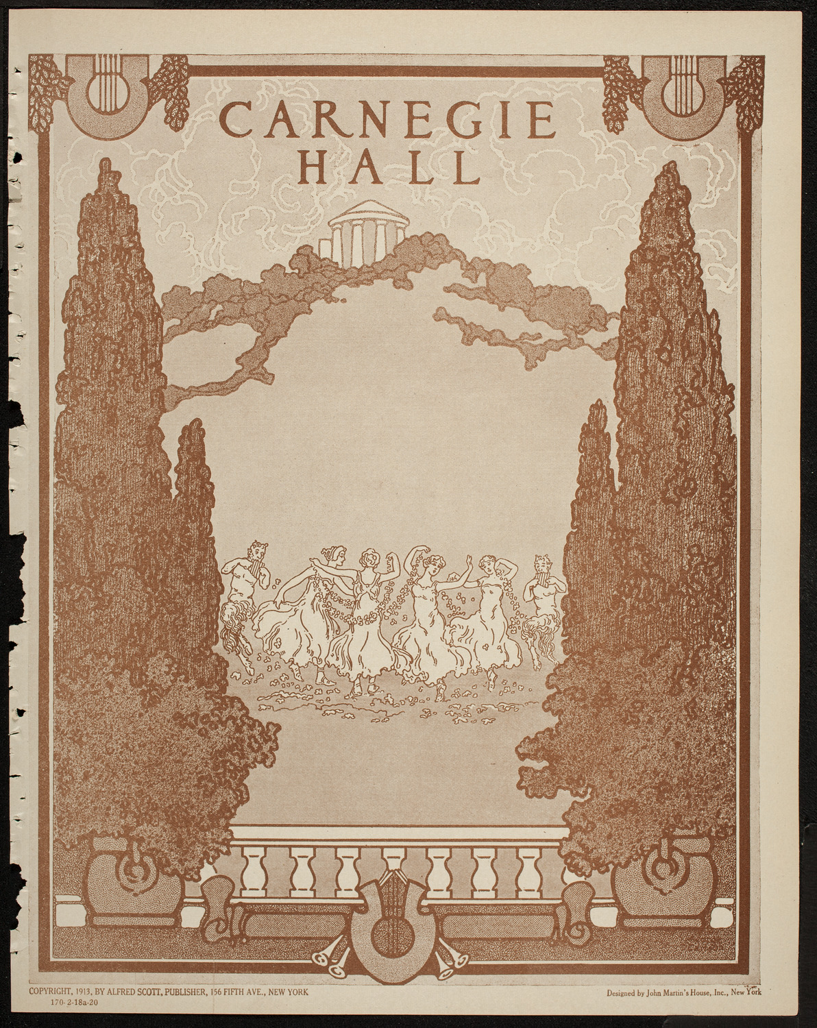 Josef Lhévinne, Piano, February 18, 1920, program page 1