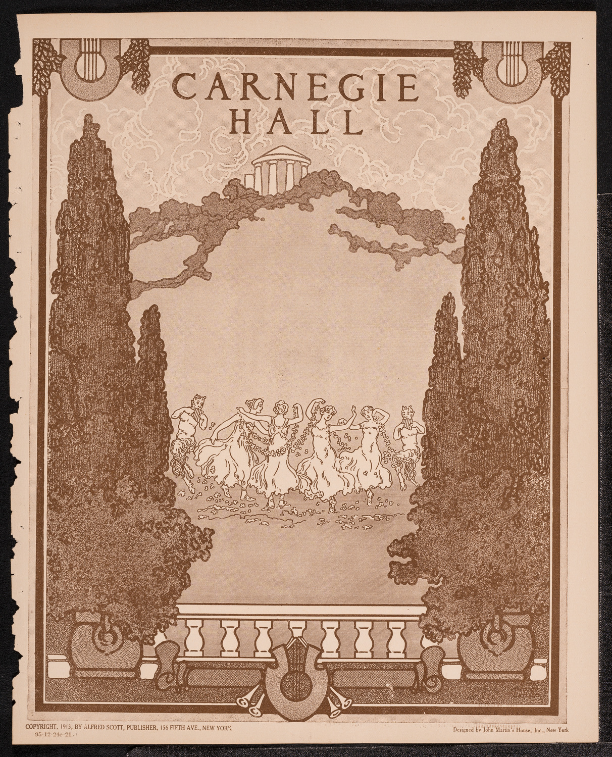 Joseph Shlisky, Josef Winogradoff, Maximilian Rose, and the Synagogual Choral Alliance, December 24, 1921, program page 1