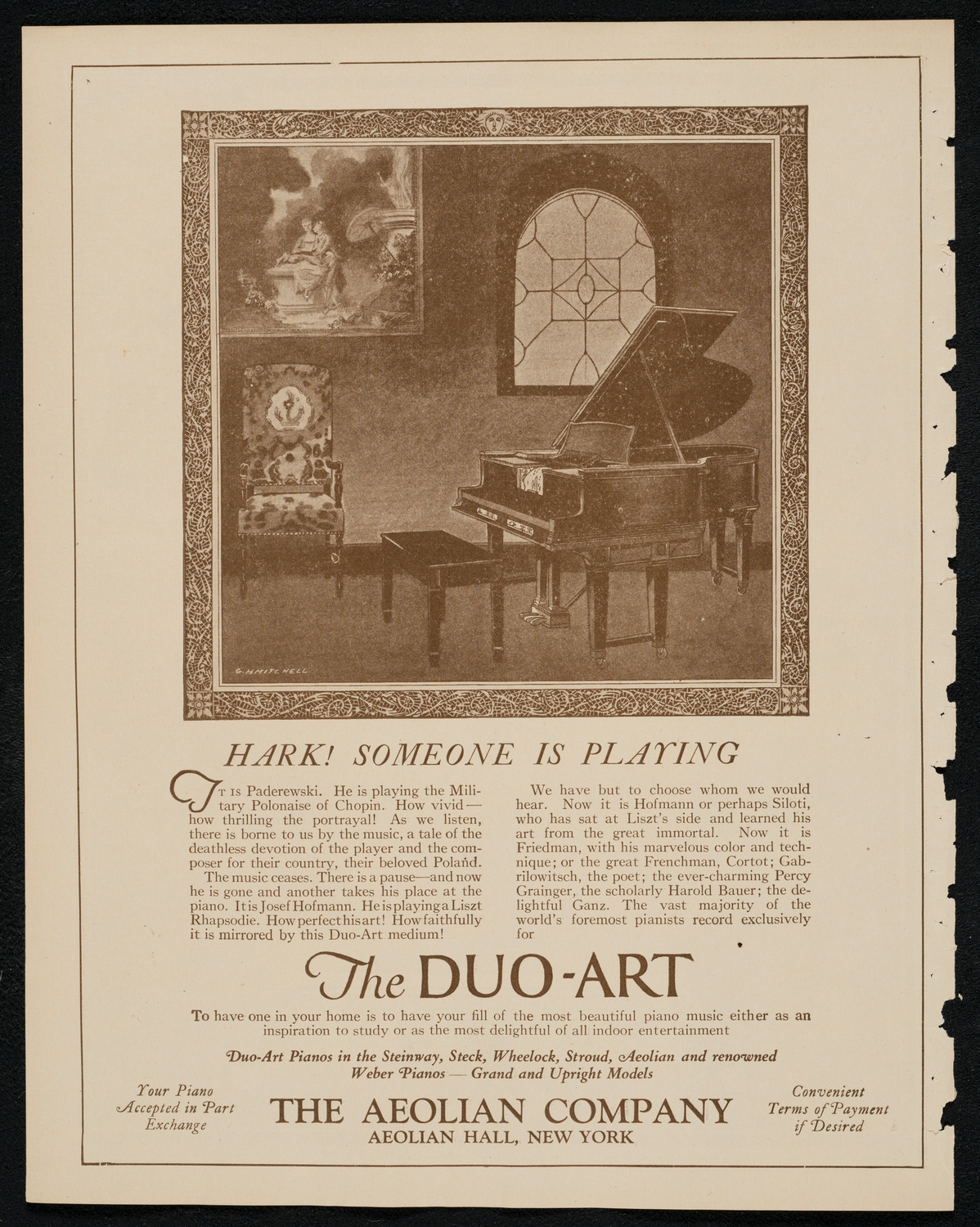 Ina Bourskaya, Elly Ney, Bronislaw Huberman, and Joseph Schwarz, January 12, 1924, program page 2