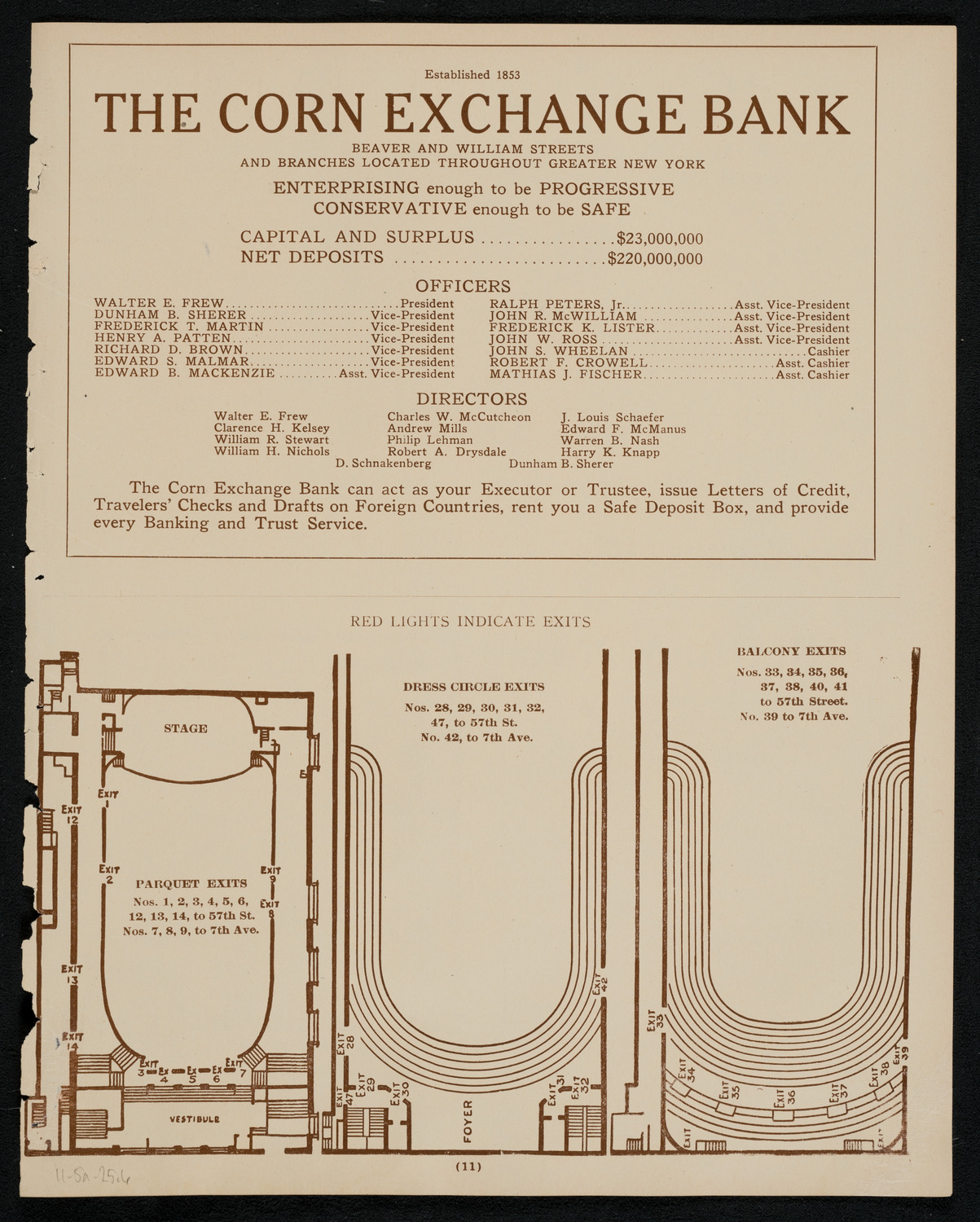 New York Symphony Orchestra, November 5, 1925, program page 11