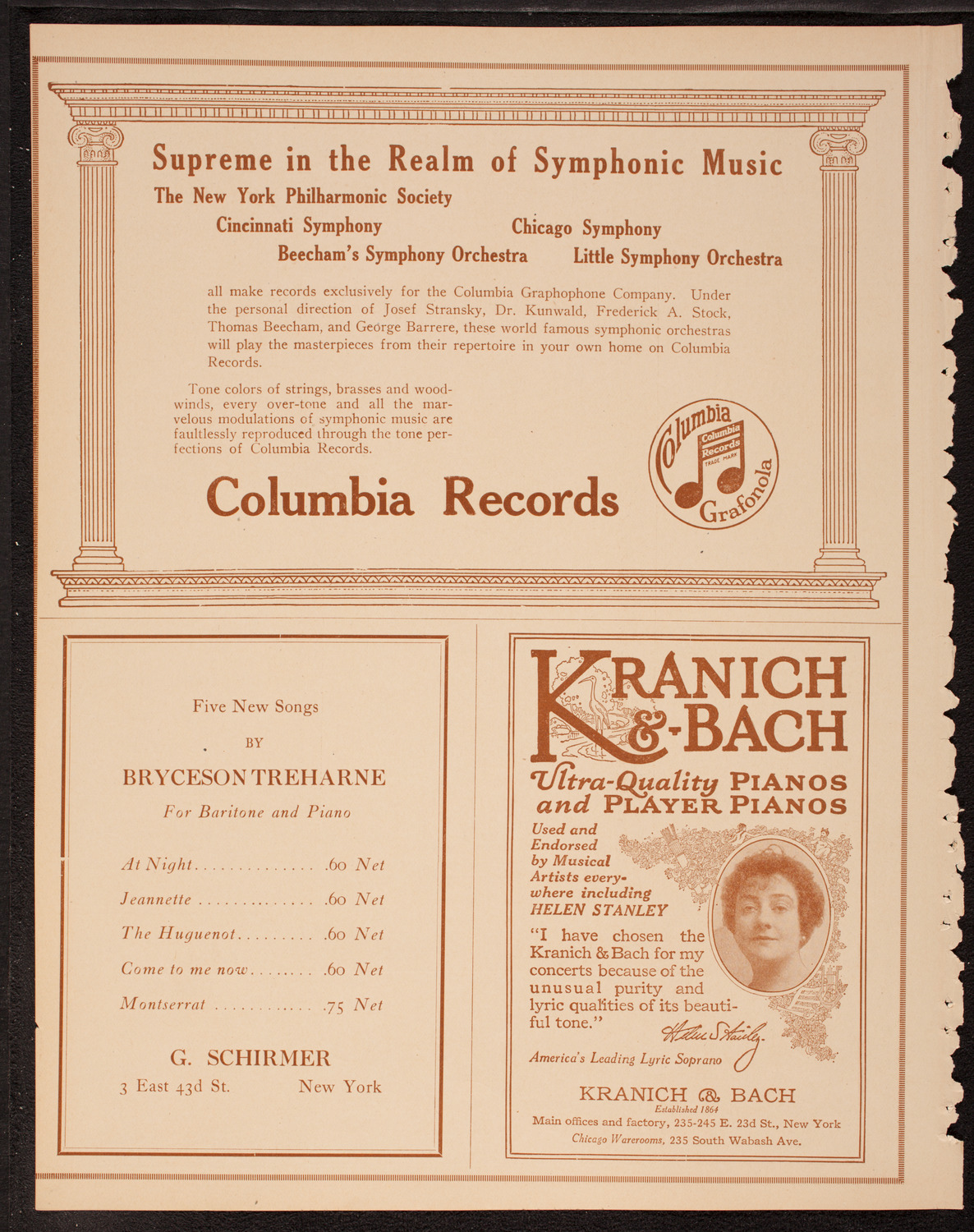 New York Symphony Orchestra, November 15, 1917, program page 6