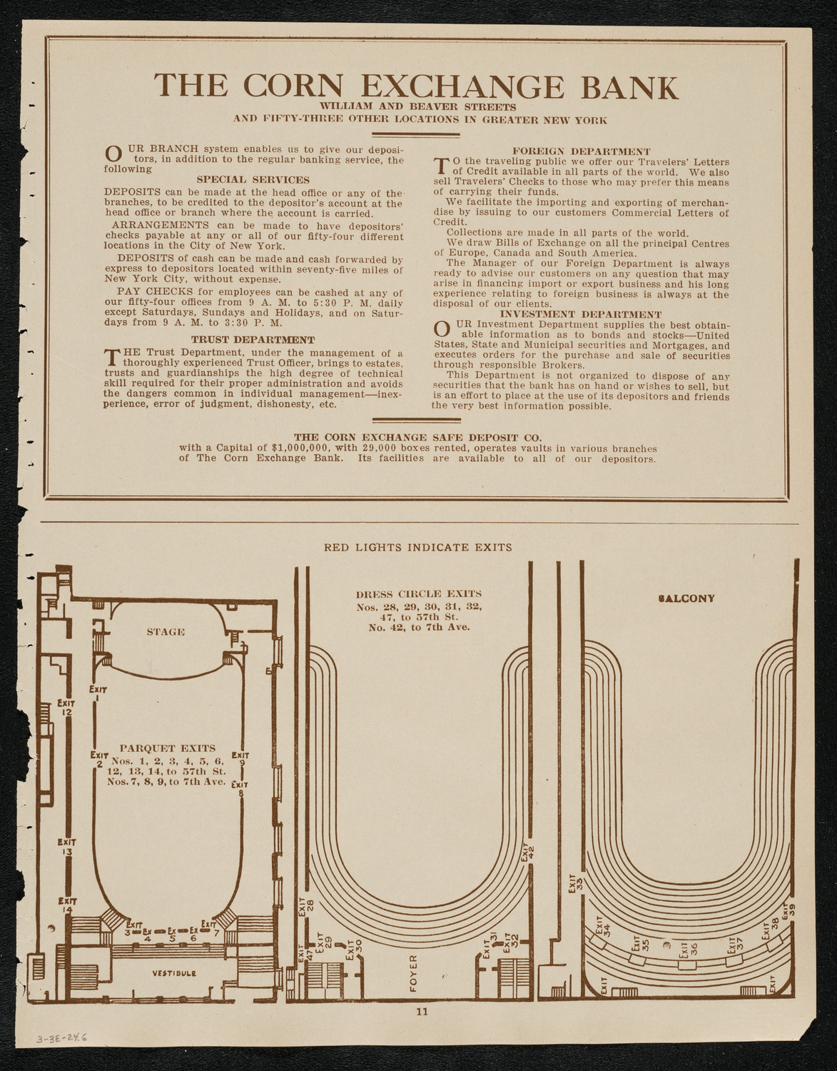 Gurdjieff Institute Demonstration, March 3, 1924, program page 11