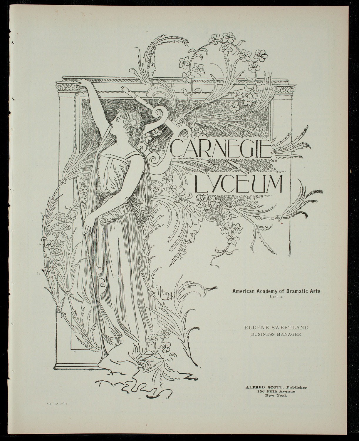 Graduation: Eclectic Medical College, May 13, 1904, program page 1