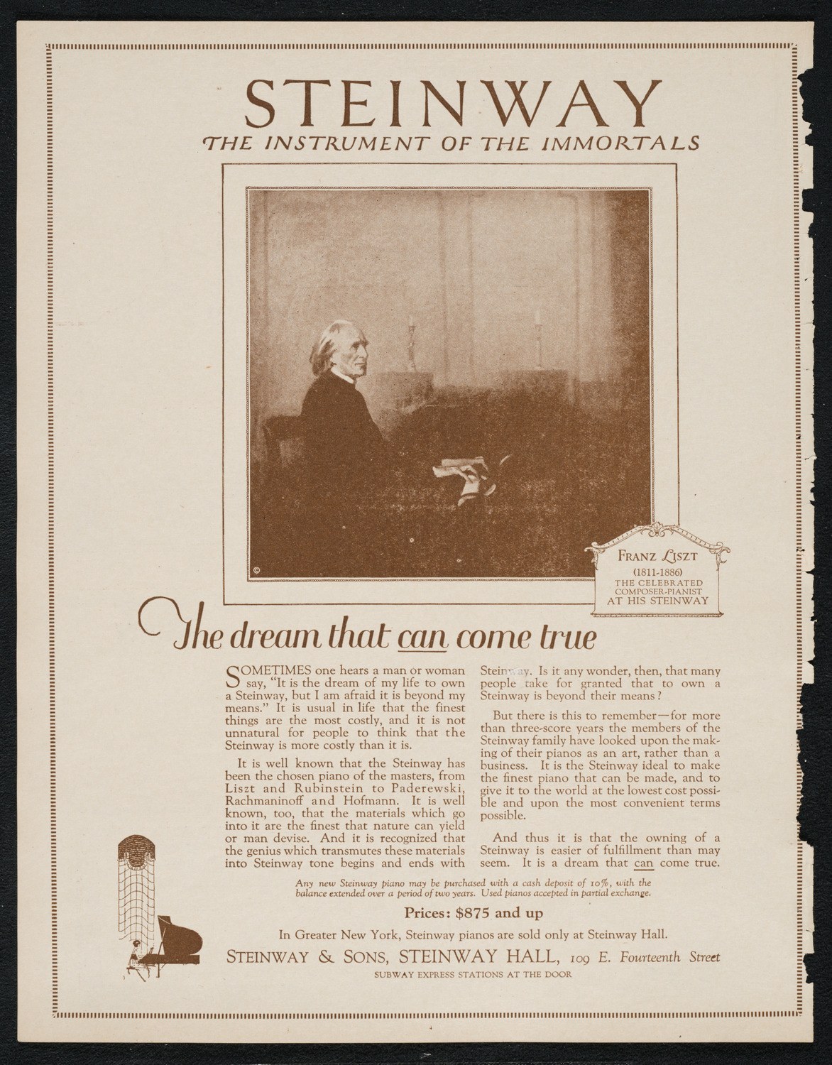 Isa Kremer, Soprano, October 29, 1922, program page 4