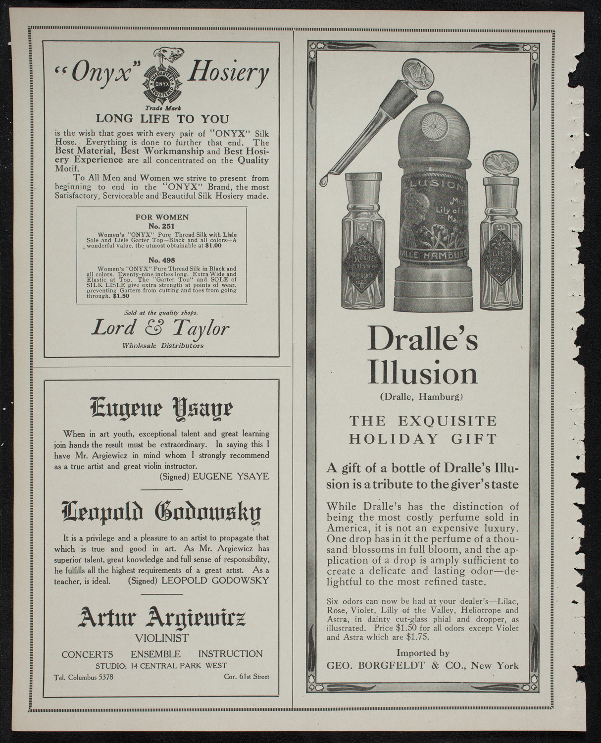 Oratorio Society of New York, December 28, 1912, program page 8