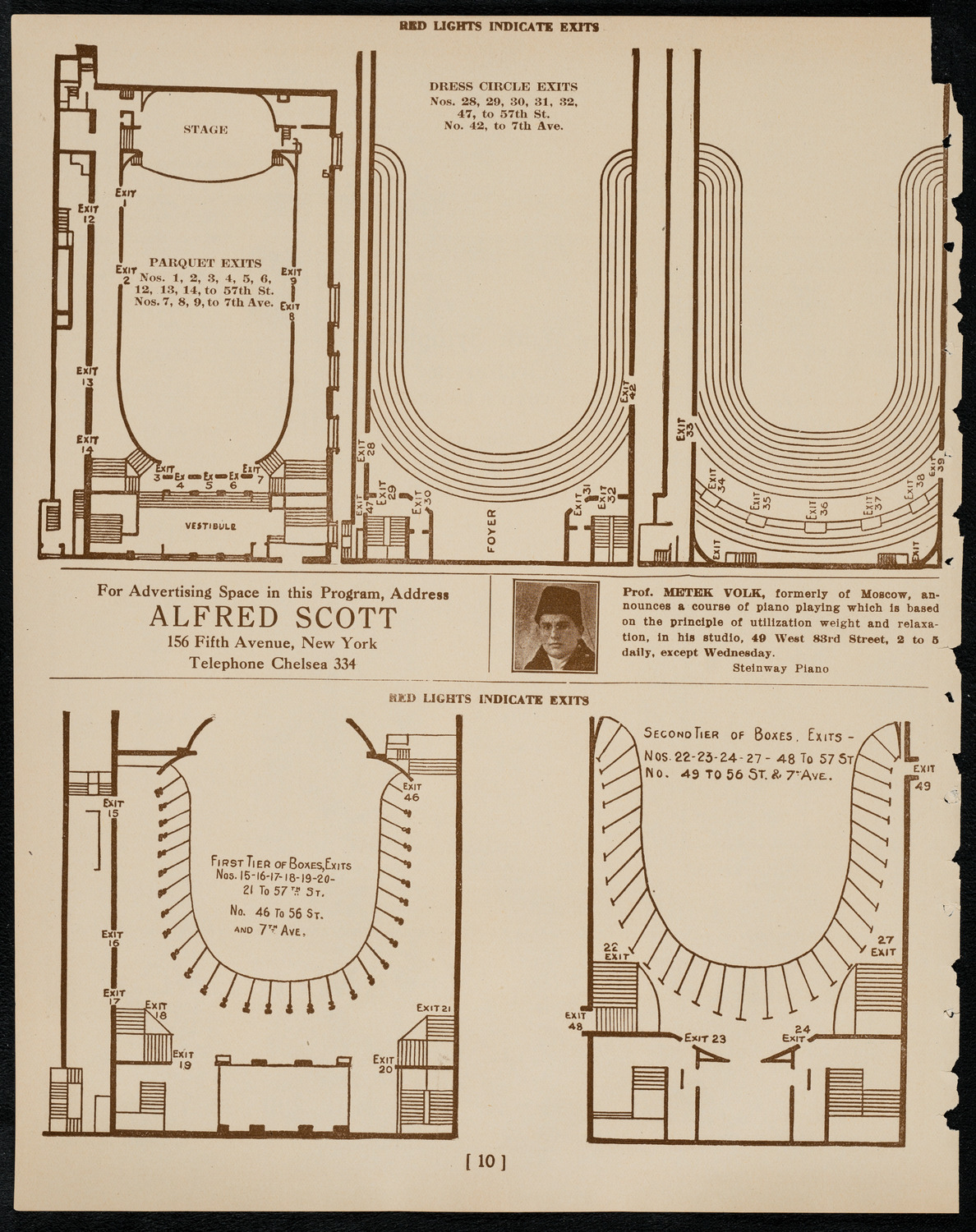 New York Symphony Orchestra, January 27, 1922, program page 10