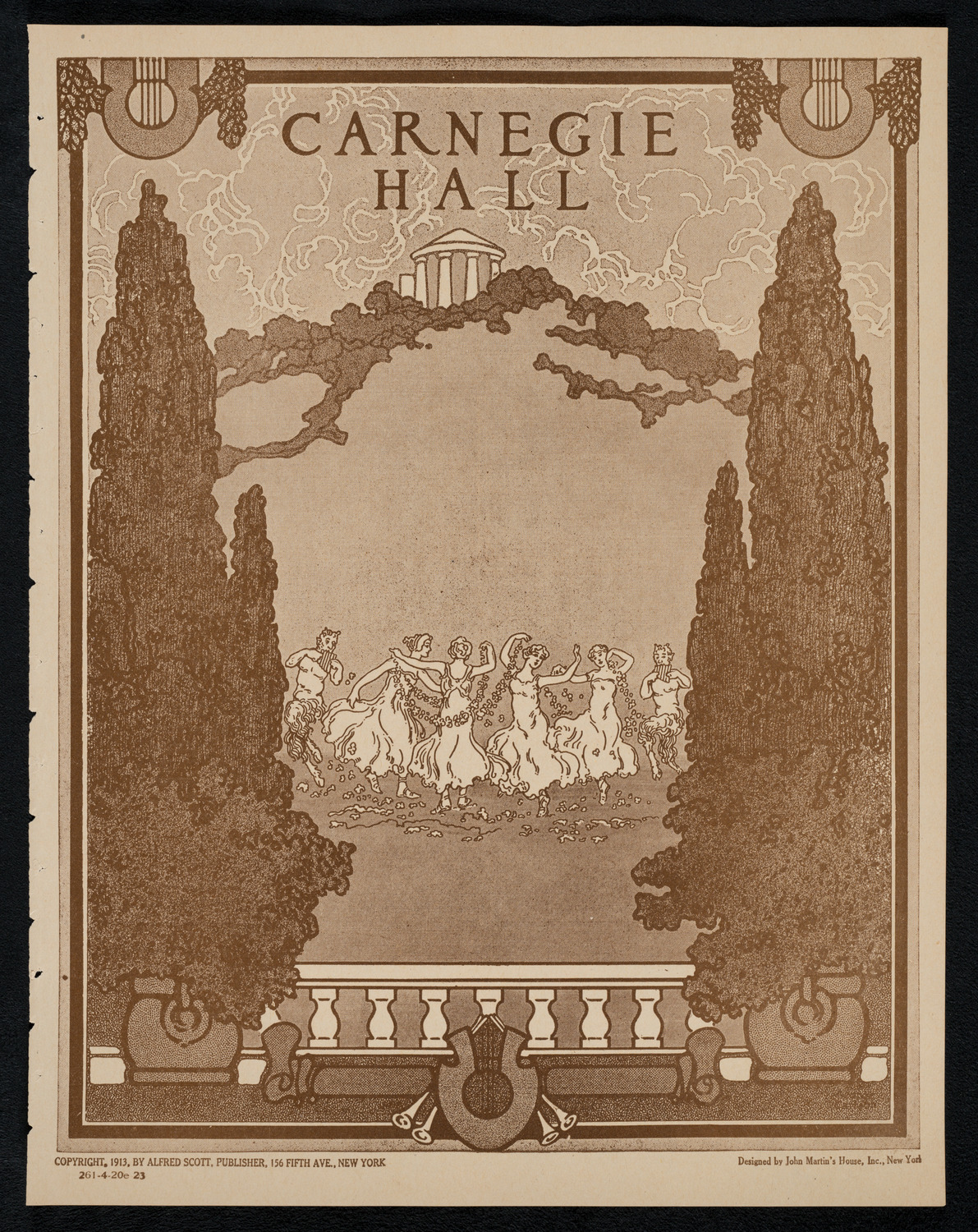 Christine Dobbins' Dancers, April 20, 1923, program page 1