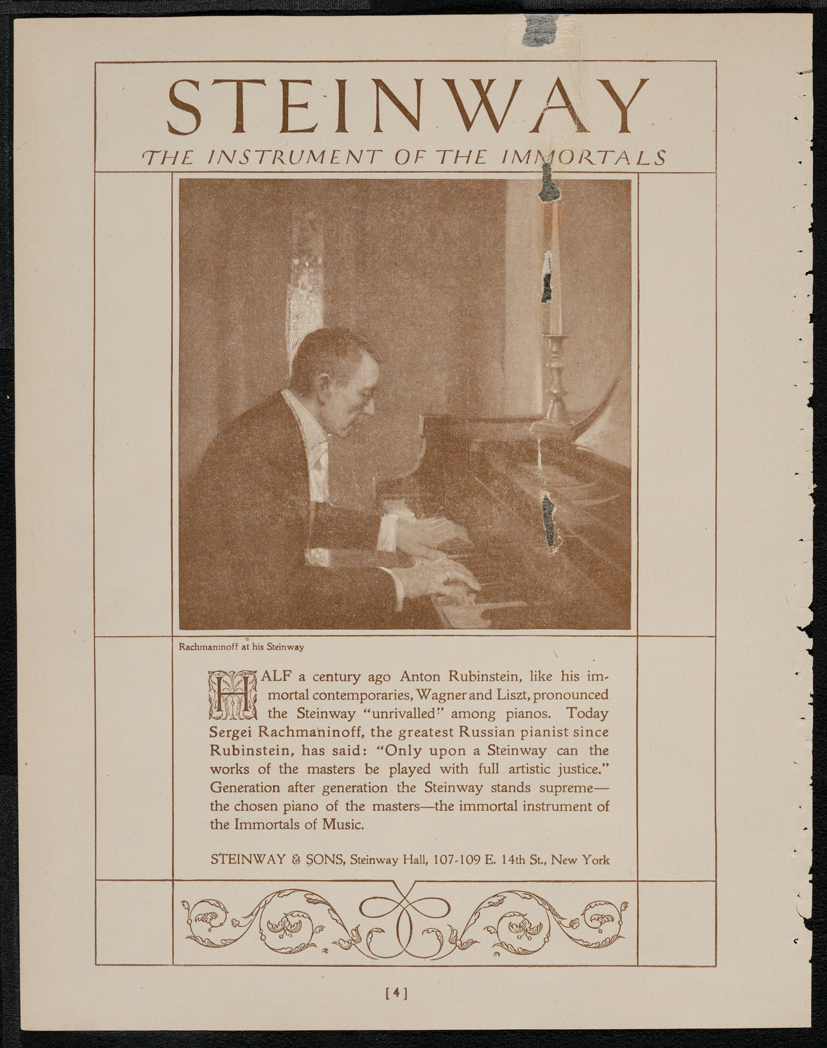 Citizens' Meeting to Obtain Justice for the Wounded, April 4, 1921, program page 4