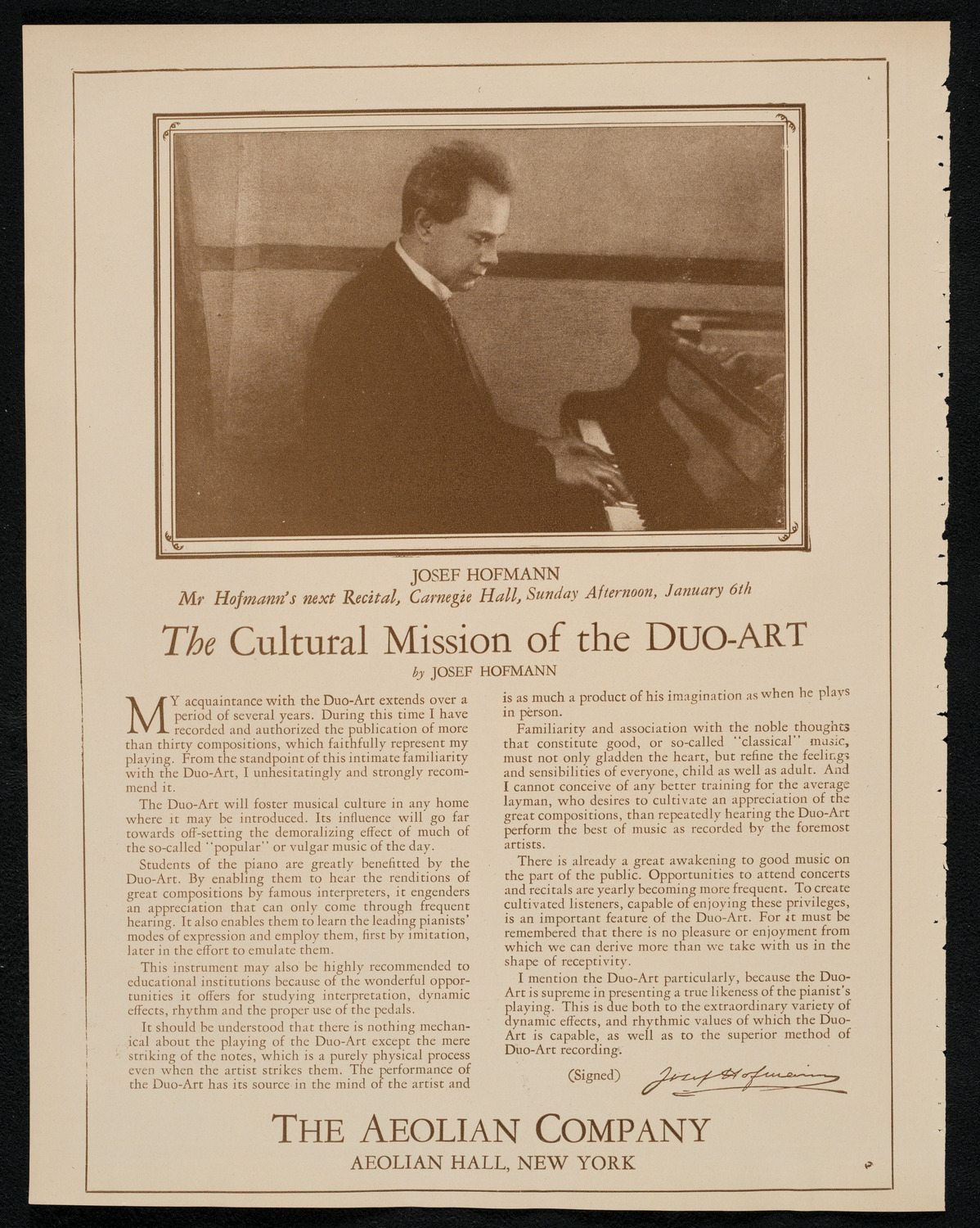 Philadelphia Orchestra, January 2, 1924, program page 2