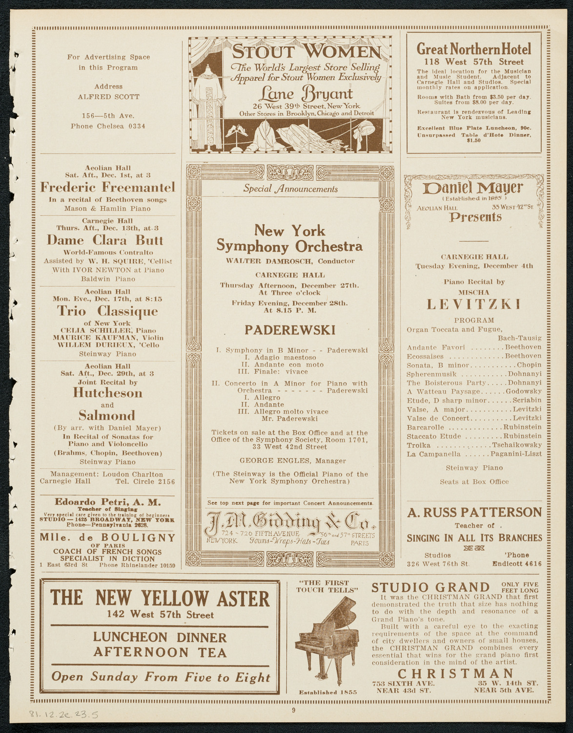Newman Traveltalks: Brazil, December 2, 1923, program page 9