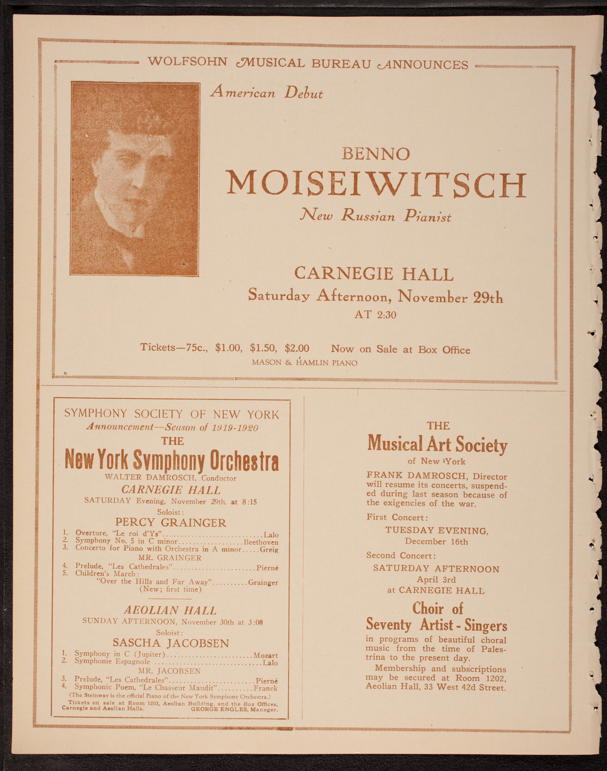 Newman Traveltalks: Occupied Germany, November 23, 1919, program page 8