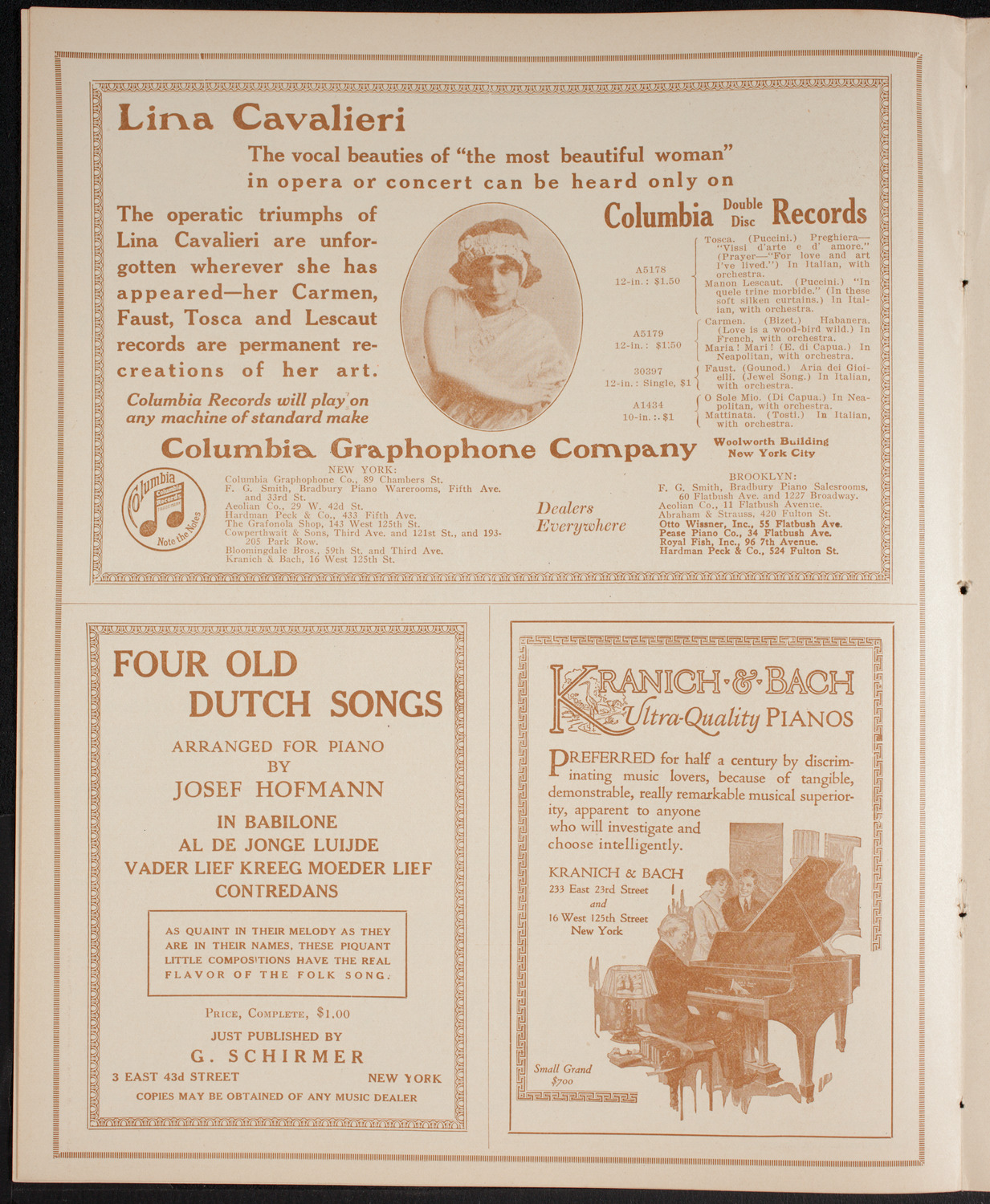 Boston Symphony Orchestra, February 17, 1916, program page 6