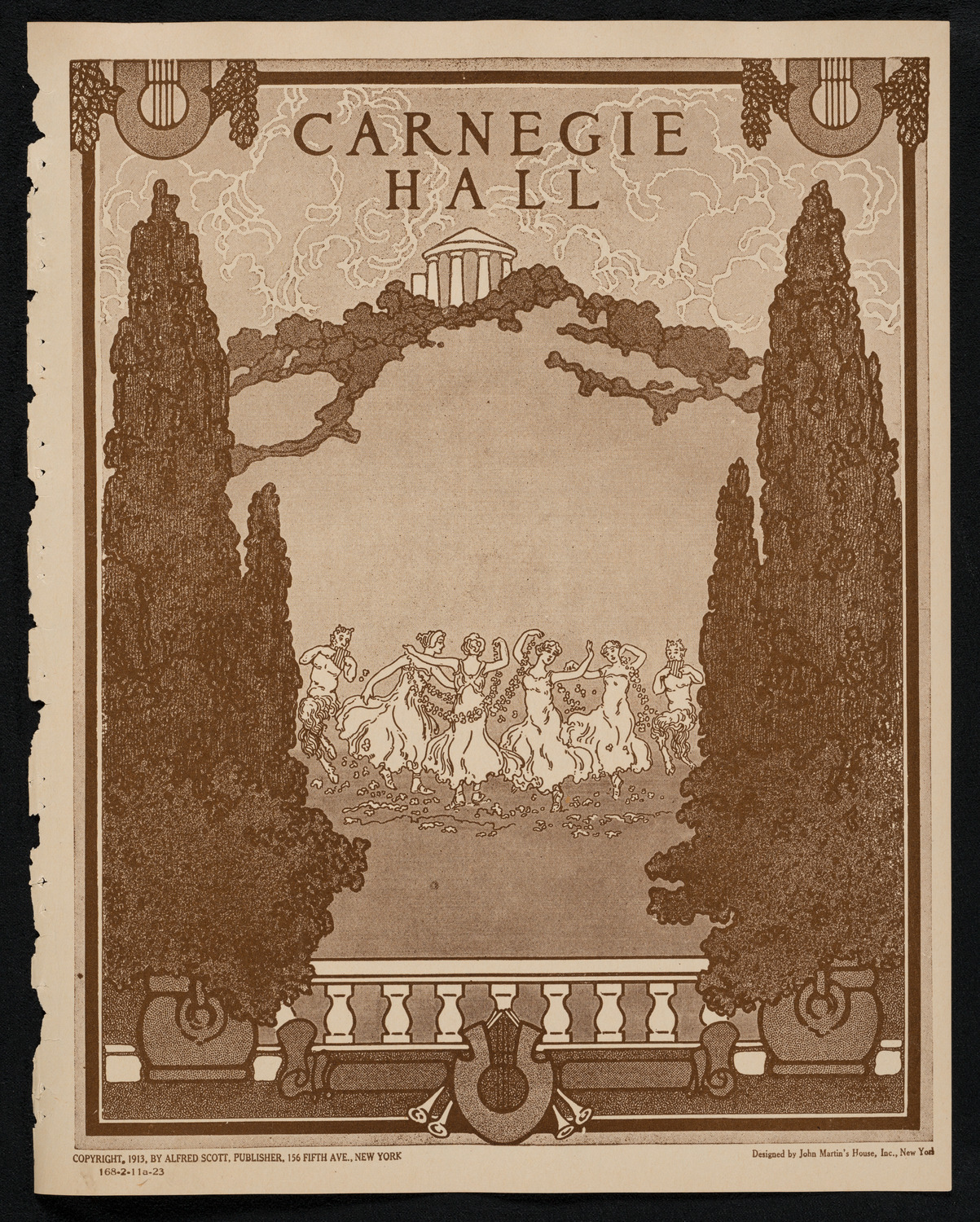 New York Philharmonic, February 11, 1923, program page 1