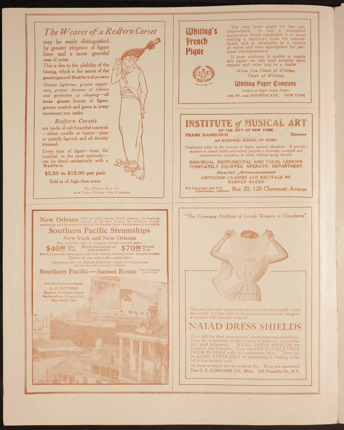 Ignacy Jan Paderewski, Piano, Frances Alda, Soprano, and Ernestine Schumann-Heink, Contralto, March 28, 1914, program page 2