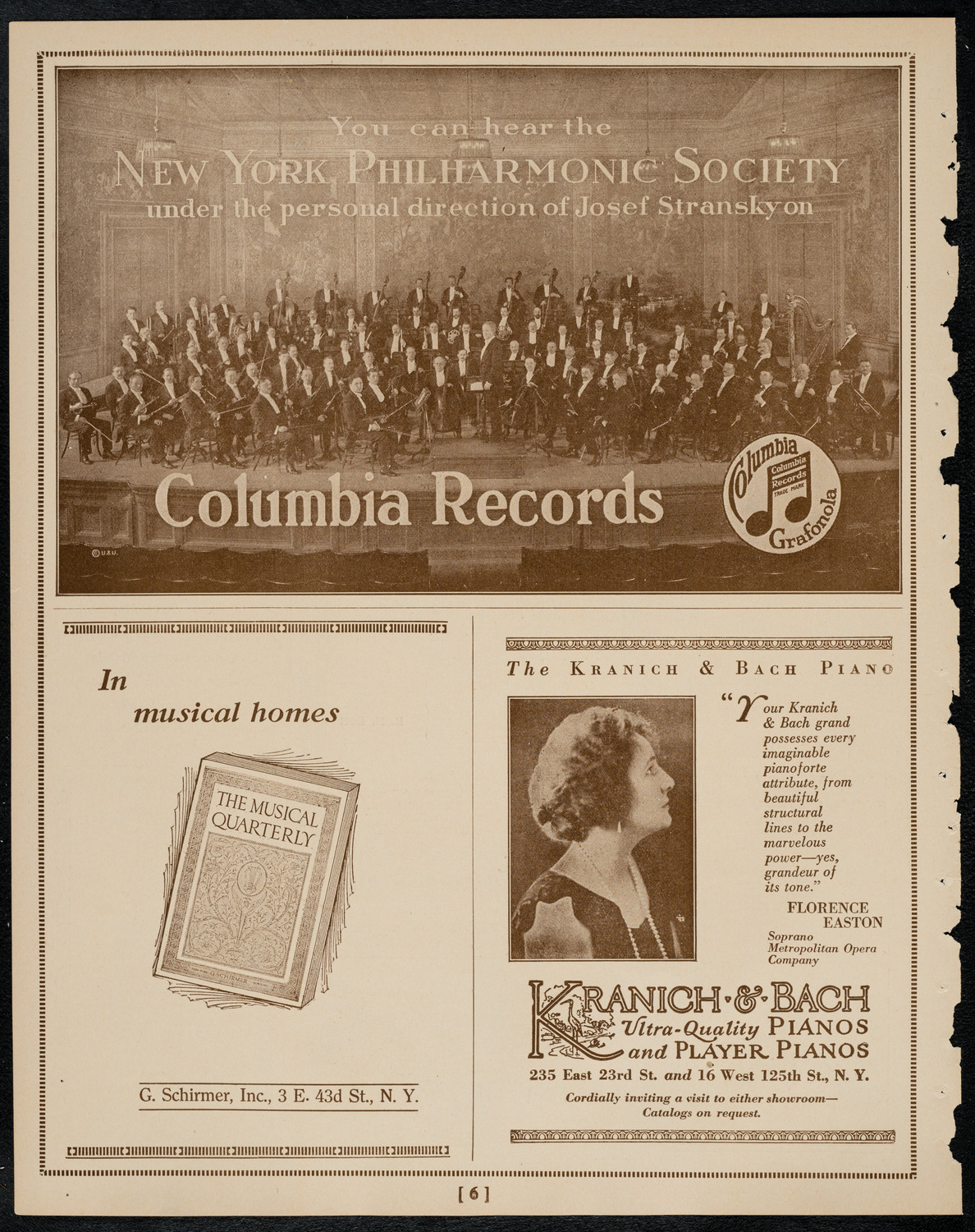 Negro Singing Society/ Benefit: Manassas Industrial School, April 3, 1922, program page 6