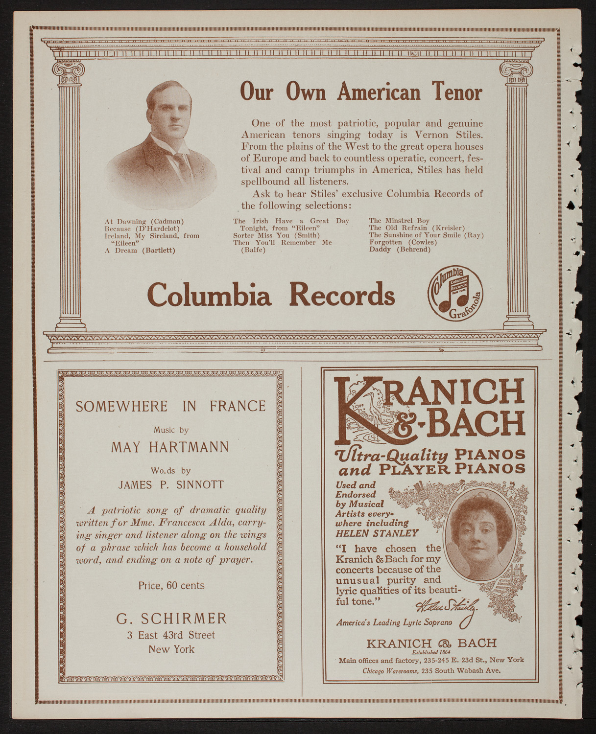 Maurice Dumesnil, Piano, February 7, 1918, program page 6
