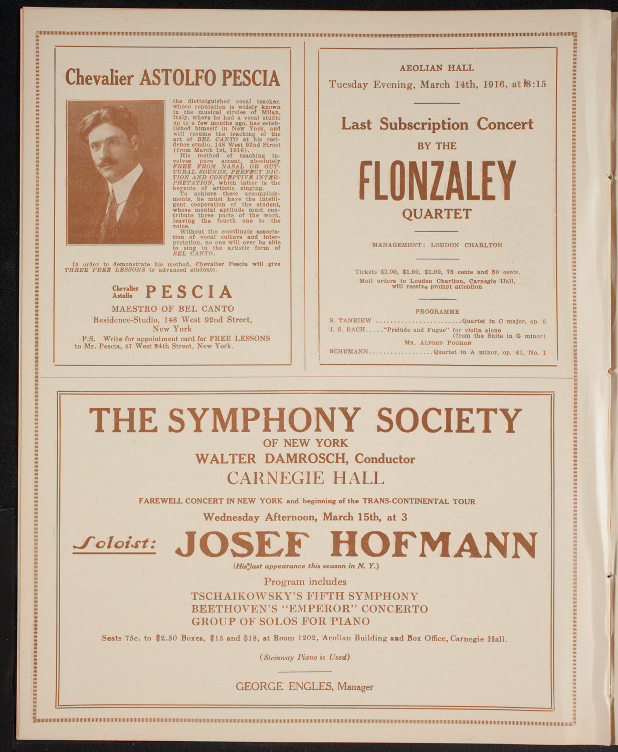 Newman Traveltalks: Chile, March 12, 1916, program page 8