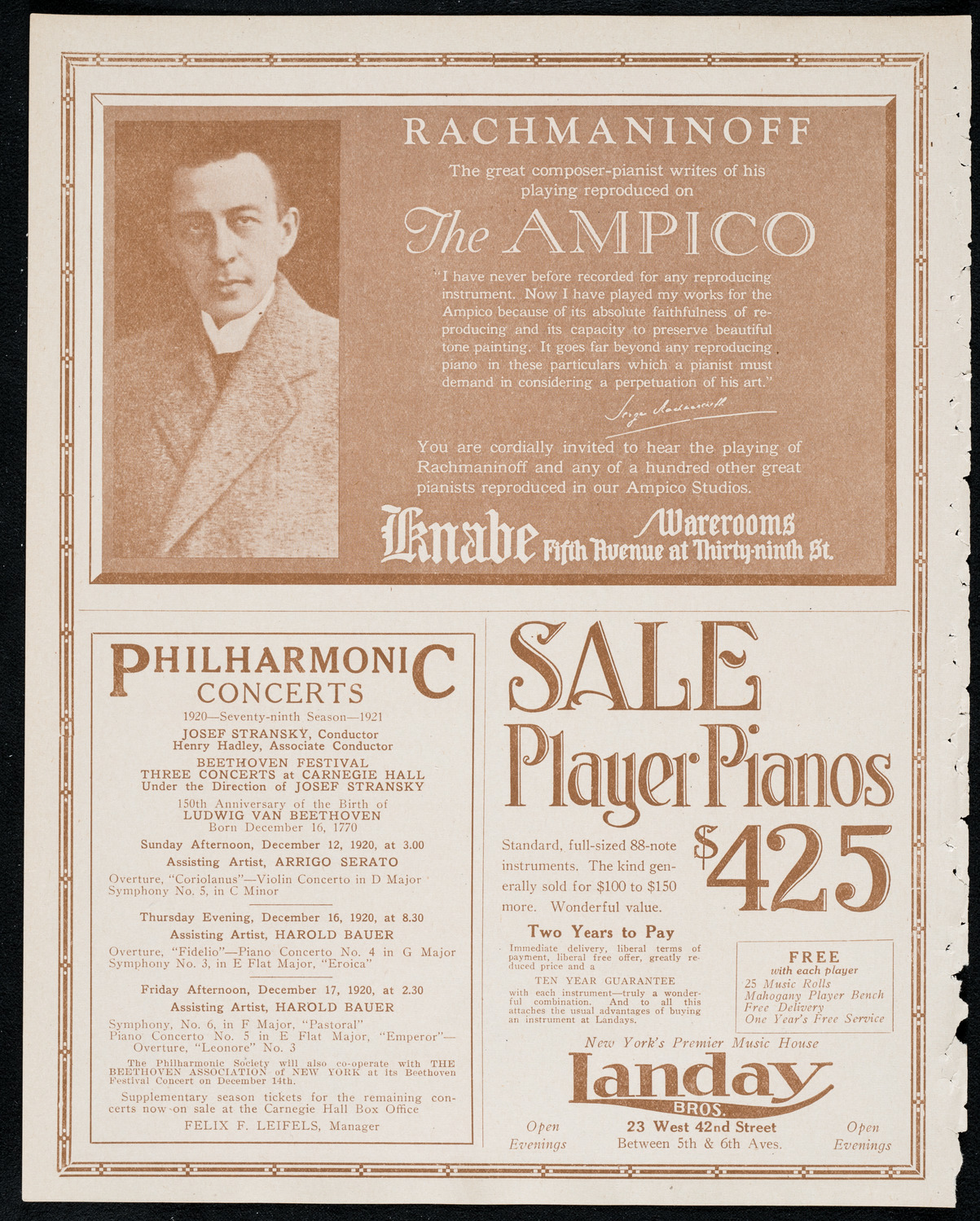 Symphony Concert for Young People, December 11, 1920, program page 12