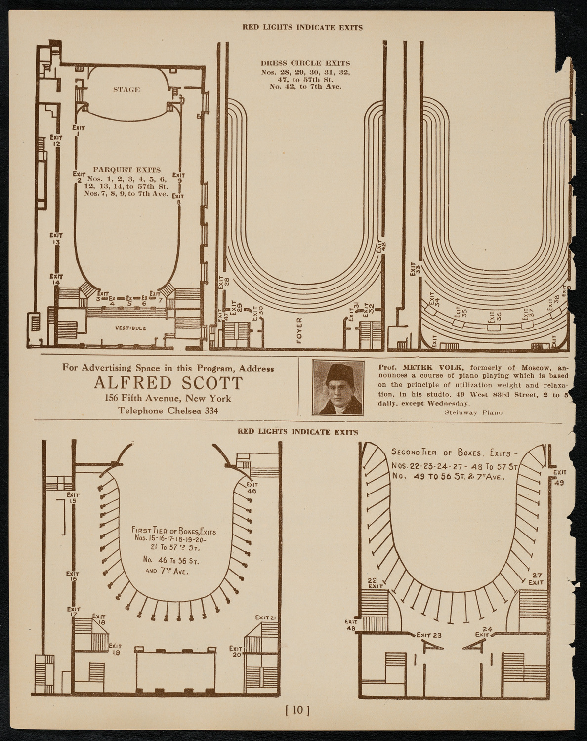 João (Giovanni) Del Negri, Tenor, January 21, 1922, program page 10