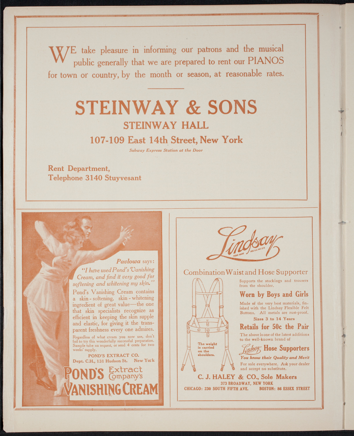 Concert of Negro Music, April 12, 1915, program page 4