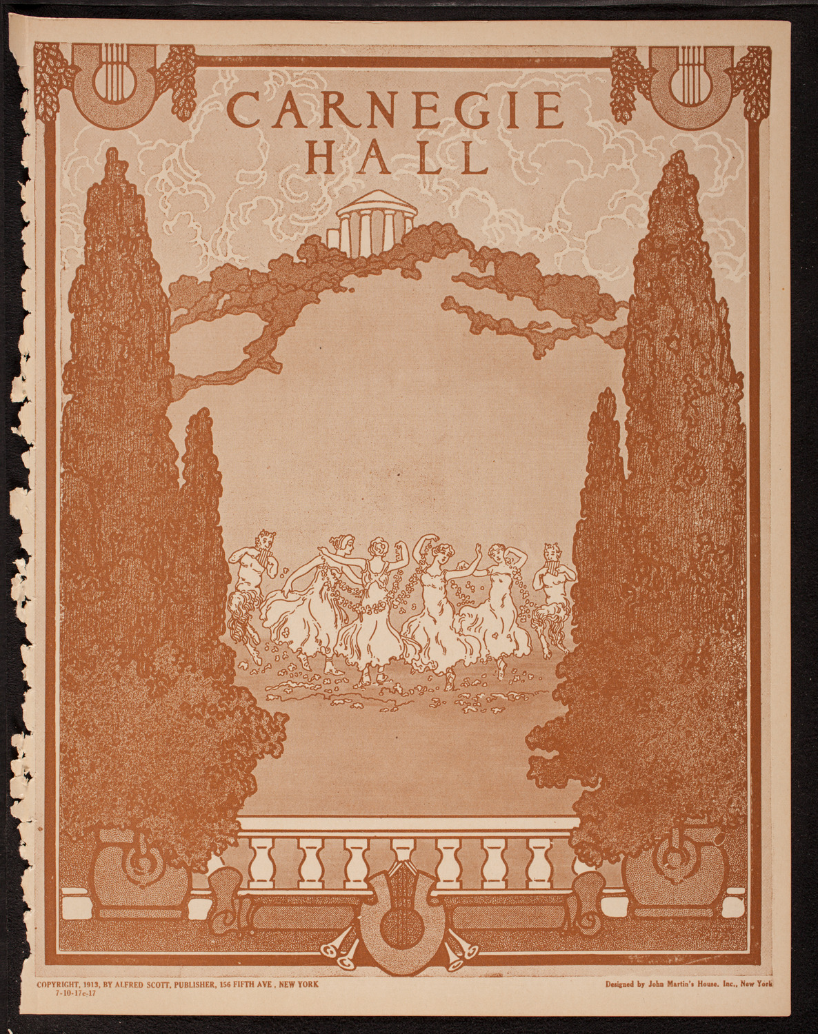 Woman's War Service Concert, October 17, 1917, program page 1