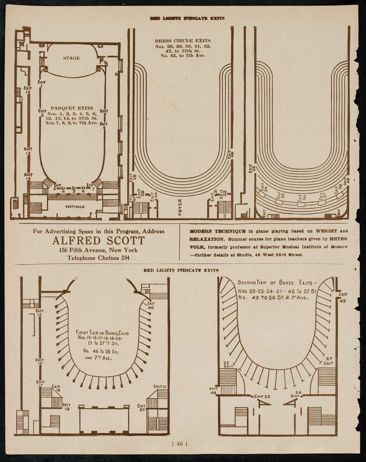 Grand Gala Concert, June 4, 1922, program page 10