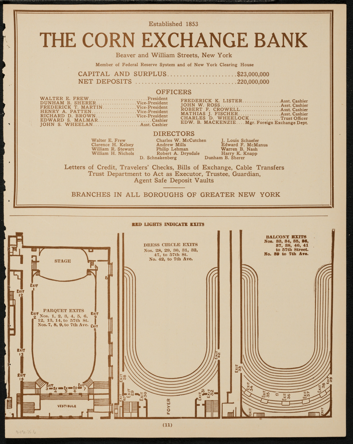 Benefit: Association of Music School Settlements, April 19, 1925, program page 11