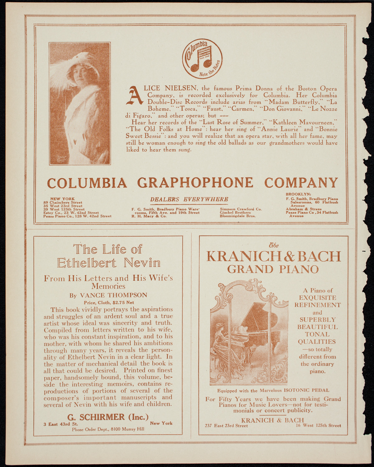 Schola Cantorum of New York, January 20, 1914, program page 6