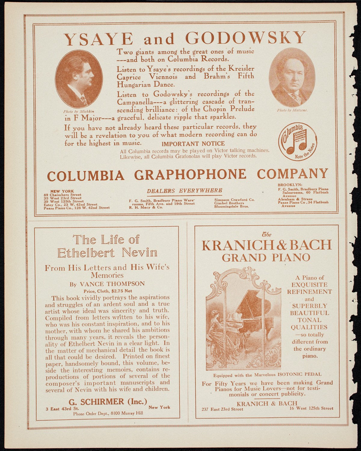 Burton Holmes Travelogue: The New Manila, January 11, 1914, program page 6