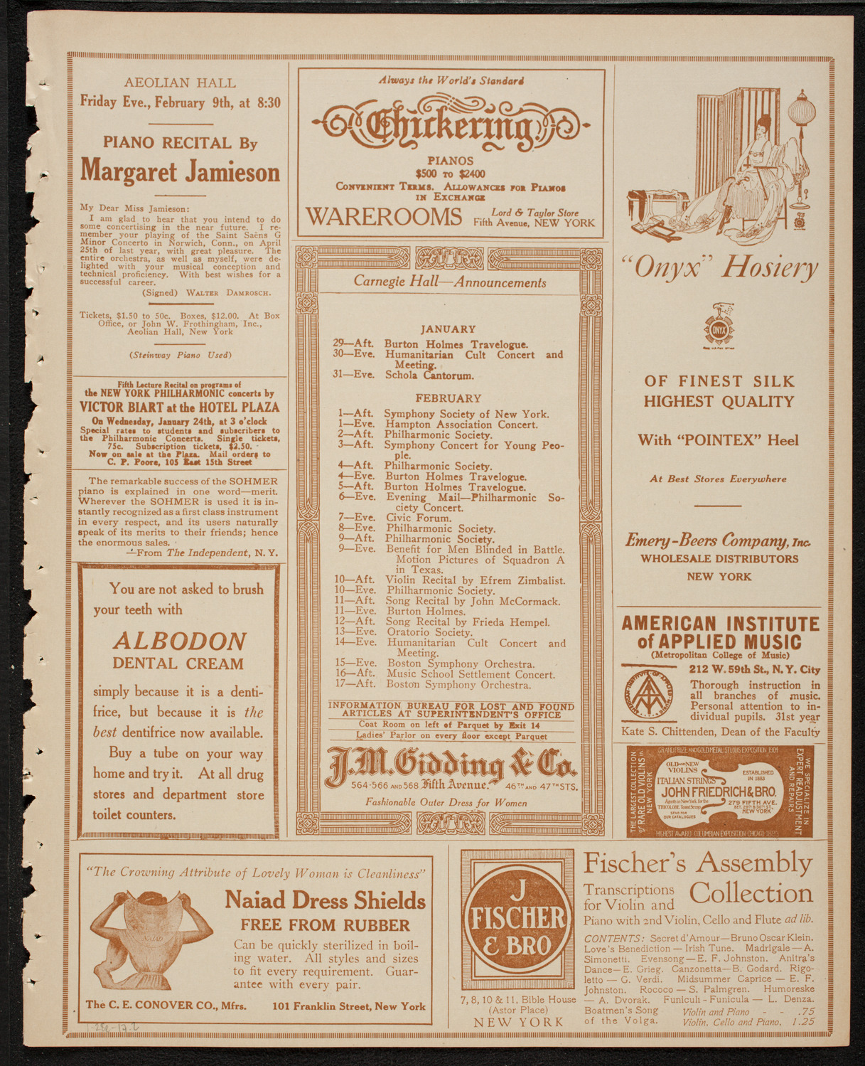 Burton Holmes Travelogue: Imperial Britain, January 28, 1917, program page 3