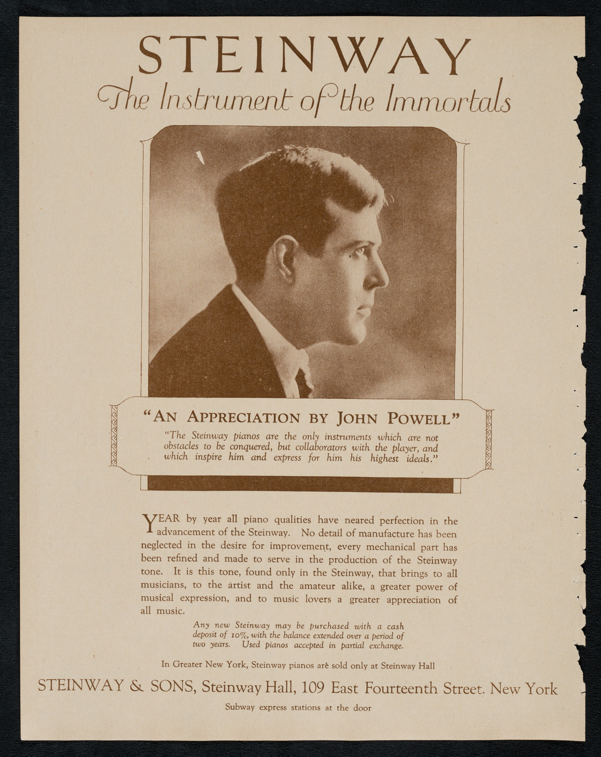 United Singers of New York, March 11, 1923, program page 4