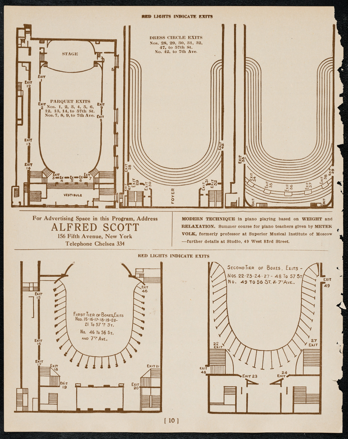 New York Philharmonic, March 31, 1922, program page 10
