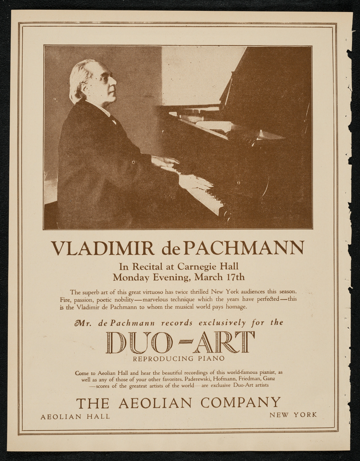 Marie Sundelius, Soprano, March 16, 1924, program page 2